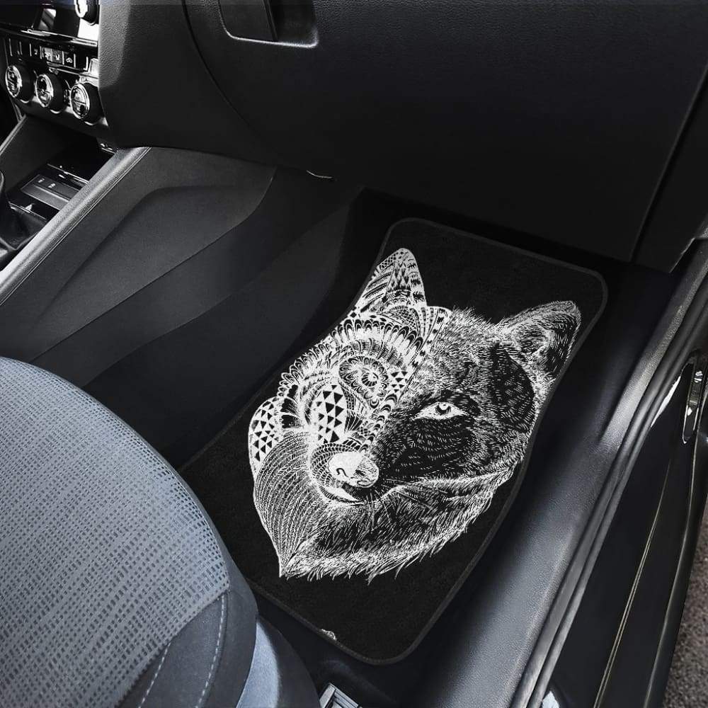 Wolf Mandala Full Car Floor Mats 212302
