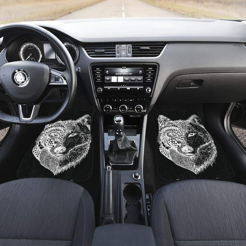 Wolf Mandala Full Car Floor Mats 212302