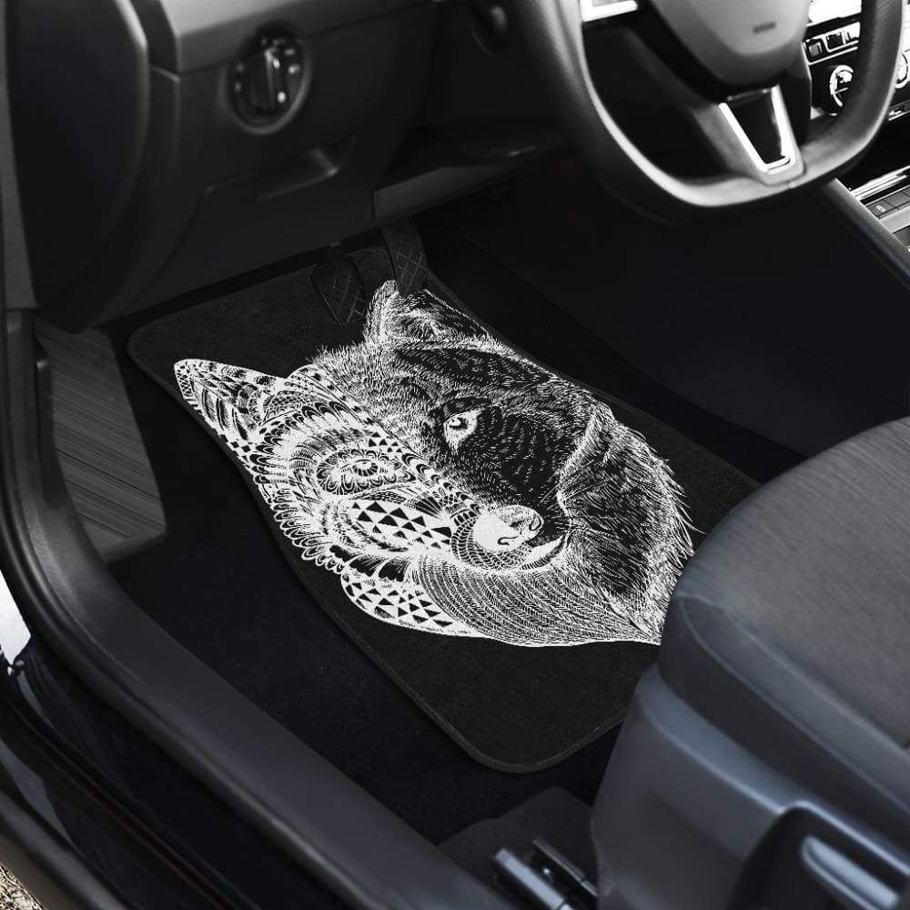 Wolf Mandala Full Car Floor Mats 212302