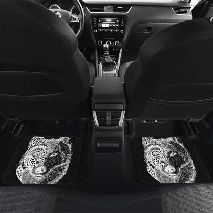 Wolf Mandala Full Car Floor Mats 212302