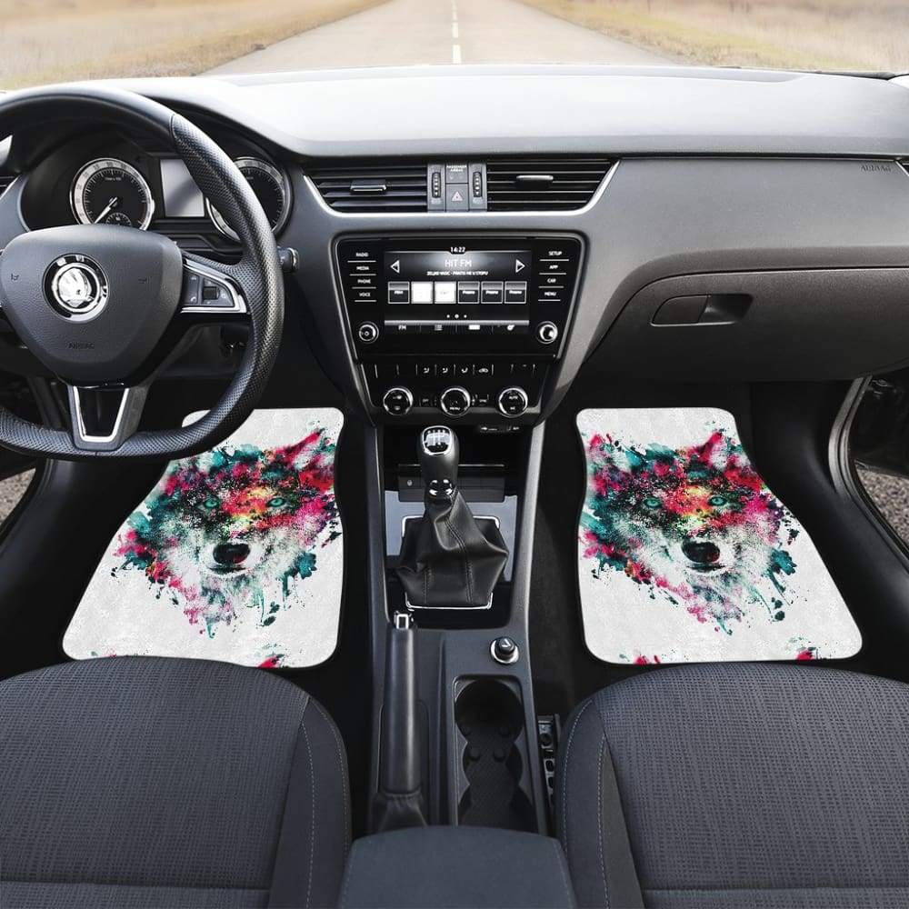 Wolf Mystical Car Floor Mats 212302