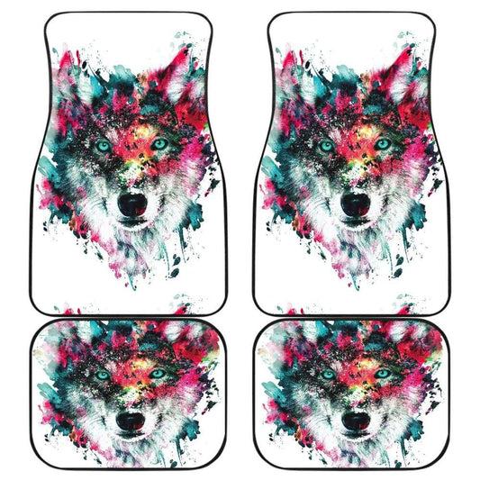 Wolf Mystical Car Floor Mats 212302
