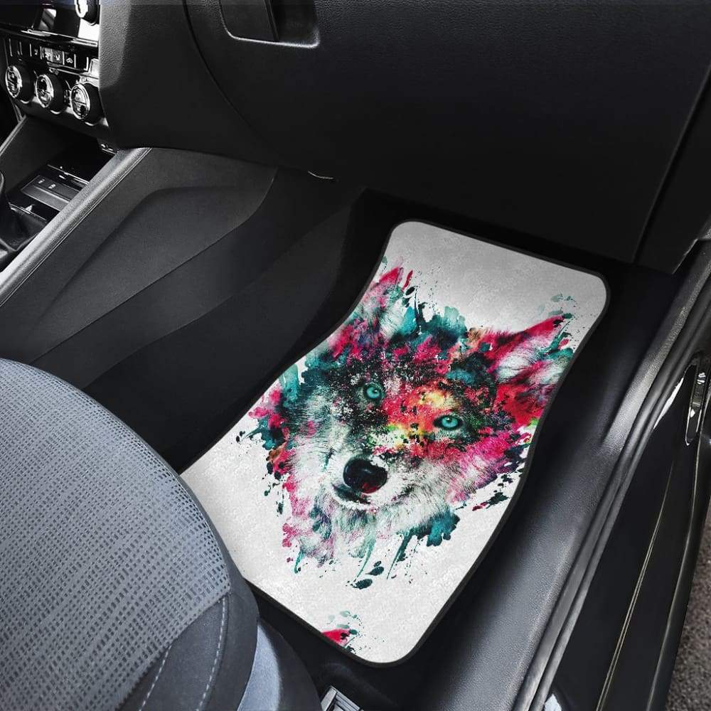 Wolf Mystical Car Floor Mats 212302