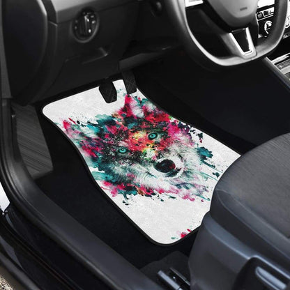 Wolf Mystical Car Floor Mats 212302