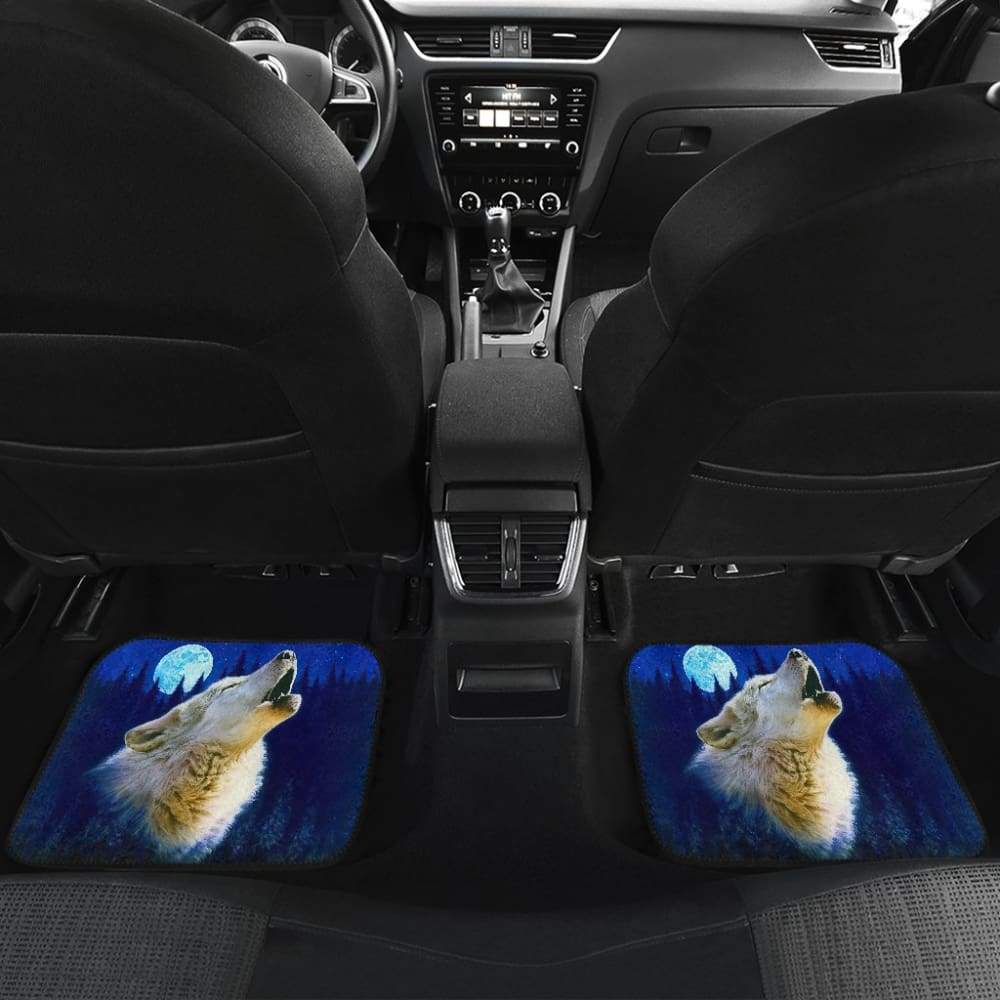 Wolf Pack Full Moon Car Floor Mats 211902