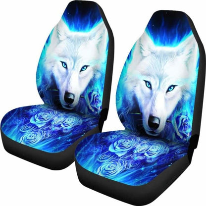 Wolf Rose Car Seat Covers 202004
