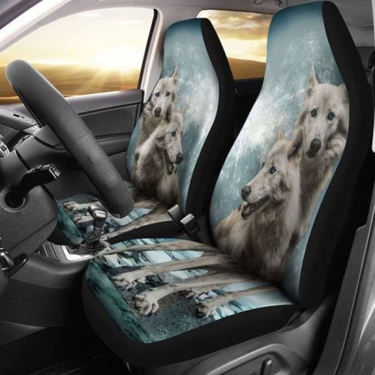 Wolves Hungry Cute Car Seat Covers 200904