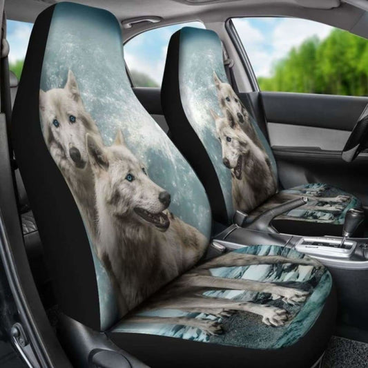 Wolves Hungry Cute Car Seat Covers 200904