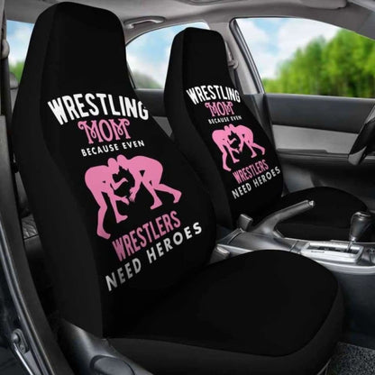 Wrestling Mom Car Seat Covers 174914 - YourCarButBetter
