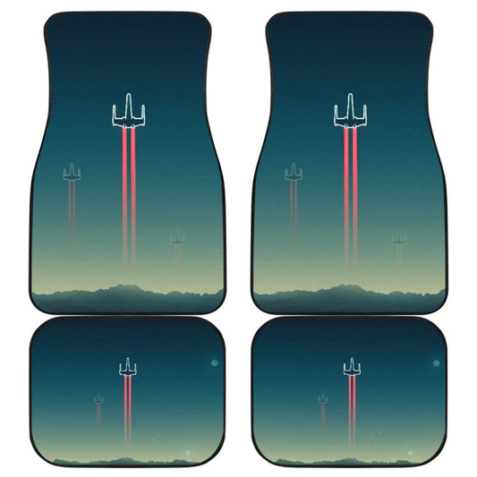 X-wing Starfighter Star Wars Minimal Car Floor Mats 094201 - YourCarButBetter