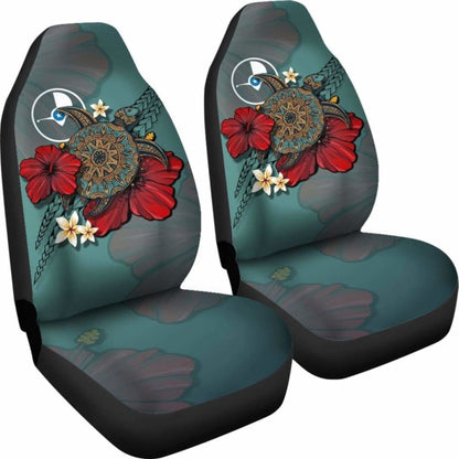 Yap Car Seat Covers Blue Turtle Tribal Amazing 091114 - YourCarButBetter