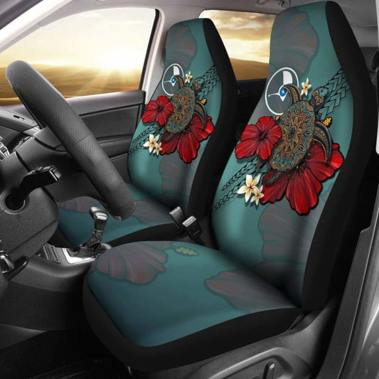 Yap Car Seat Covers Blue Turtle Tribal Amazing 091114 - YourCarButBetter