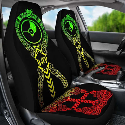 Yap Car Seat Covers - Yap Flag Micronesian Tribal Reggae - 105905 - YourCarButBetter