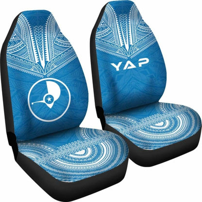 Yap Flag Polynesian Chief Car Seat Cover 105905 - YourCarButBetter