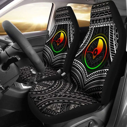 Yap Polynesian Car Seat Covers - Yap Flag Reggae Color - 18 105905 - YourCarButBetter