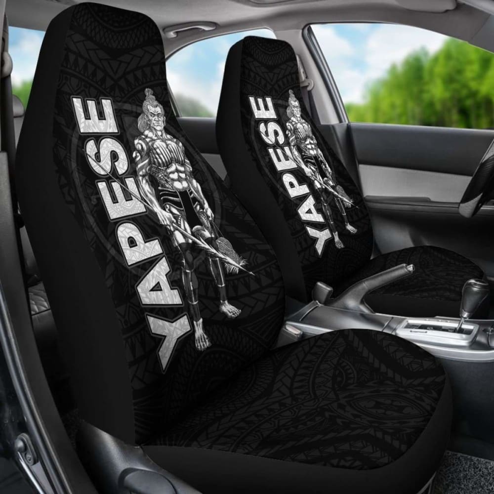Yap Polynesian Car Seat Covers - Micronesia Yapese Warrior - 105905 - YourCarButBetter