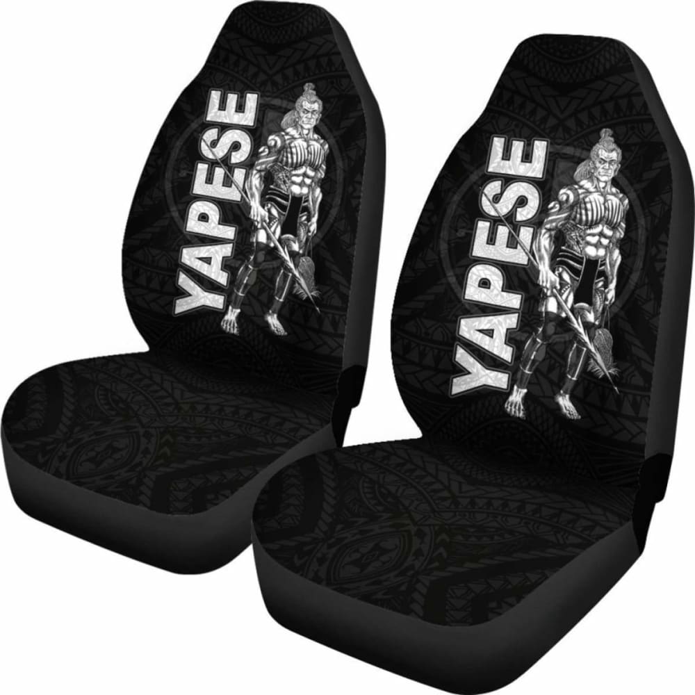 Yap Polynesian Car Seat Covers - Micronesia Yapese Warrior - 105905 - YourCarButBetter