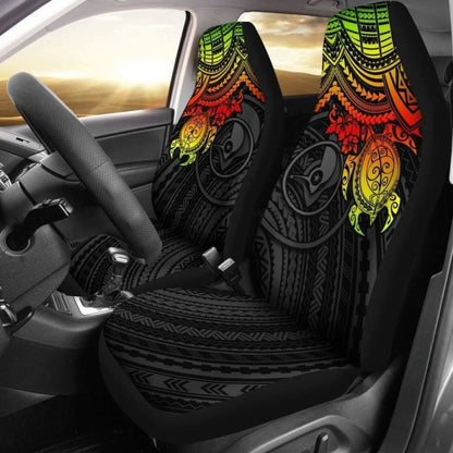 Yap Polynesian Car Seat Covers - Reggae Turtle - 105905 - YourCarButBetter