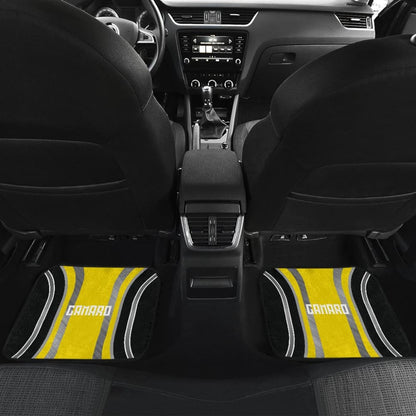 Yellow Black Camaro White Letter Car Floor Mats 210603 - YourCarButBetter