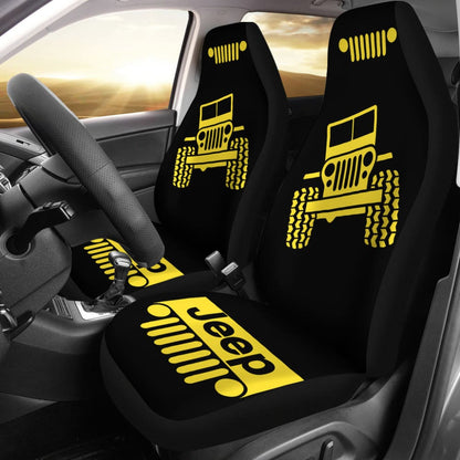 Yellow Black Jeep Offroad Car Seat Covers Custom 2 211901 - YourCarButBetter