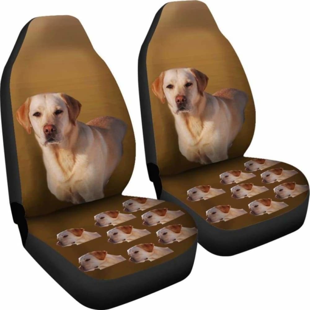 Yellow Labrador Car Seat Cover 181703 - YourCarButBetter