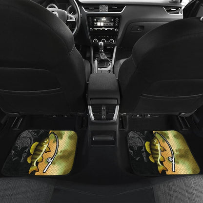 Yellow Perch Fishing Car Floor Mats 182417 - YourCarButBetter