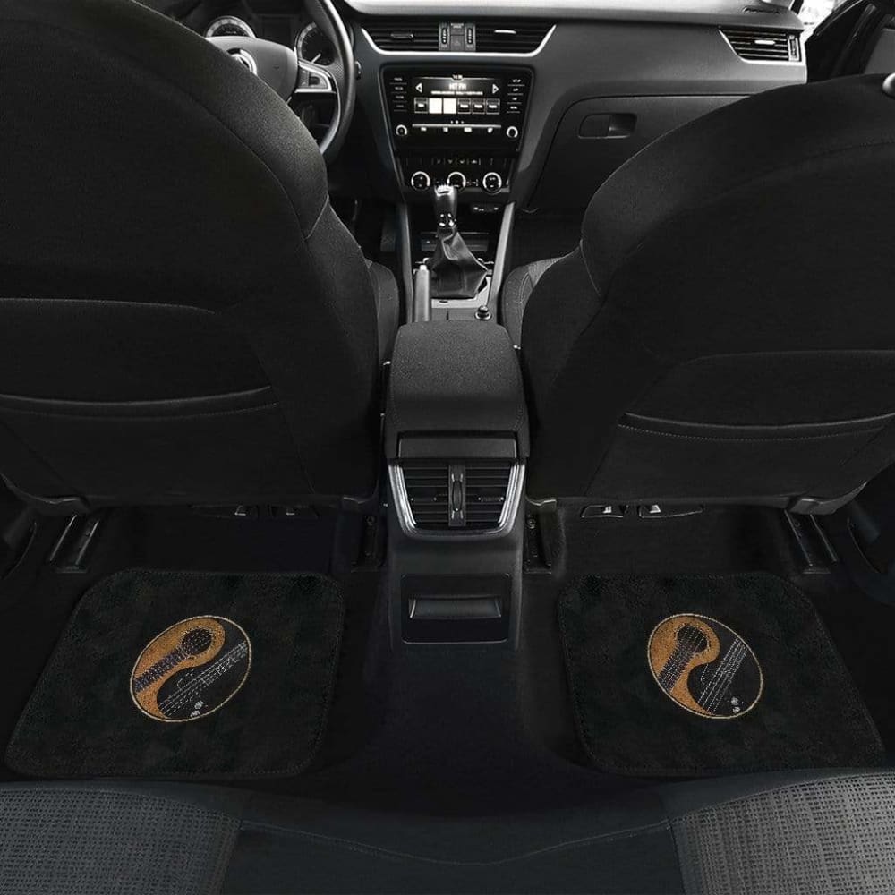 Yin Yang Bass Guitar Car Mat 174510 - YourCarButBetter
