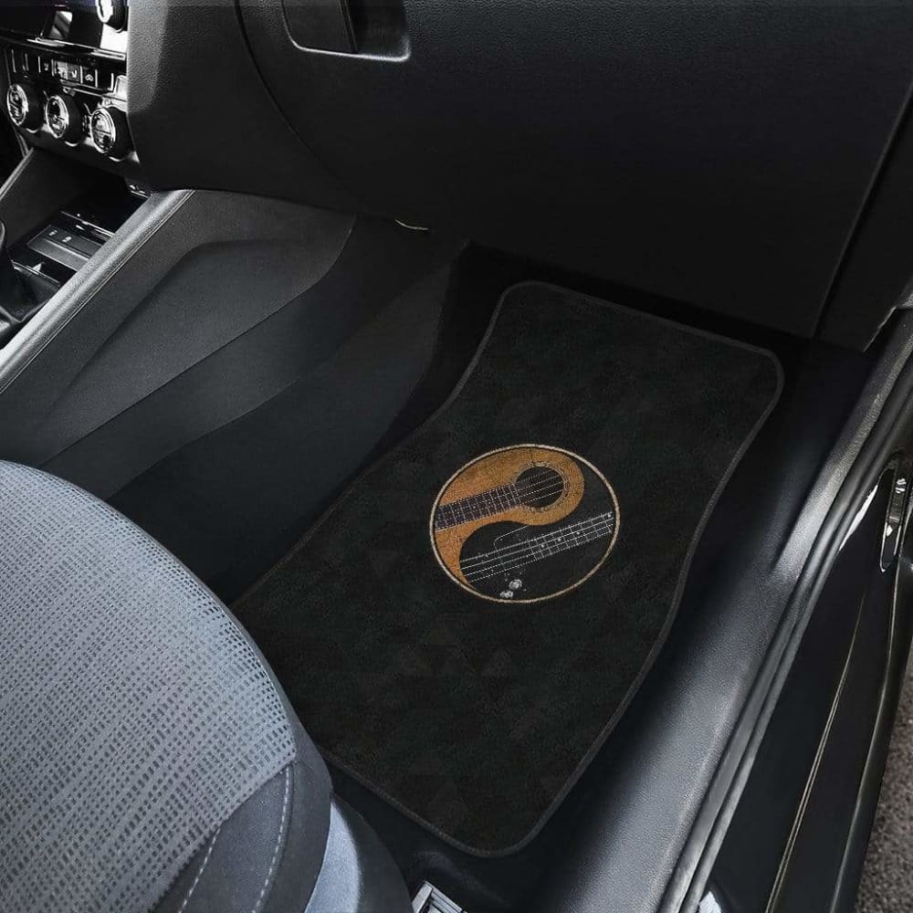 Yin Yang Bass Guitar Car Mat 174510 - YourCarButBetter
