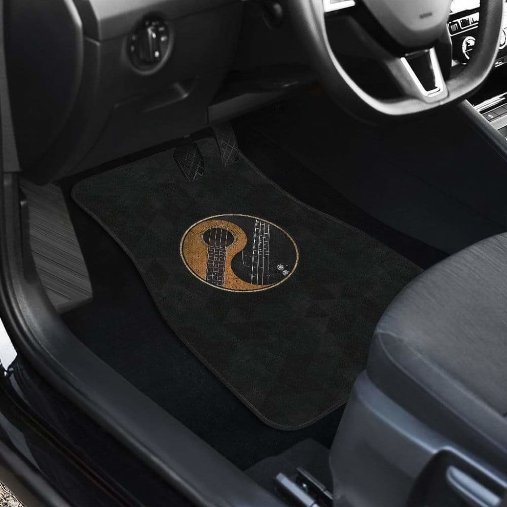 Yin Yang Bass Guitar Car Mat 174510 - YourCarButBetter