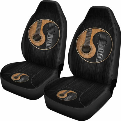 Yin Yang Guitar Car Seat Cover 174510 - YourCarButBetter