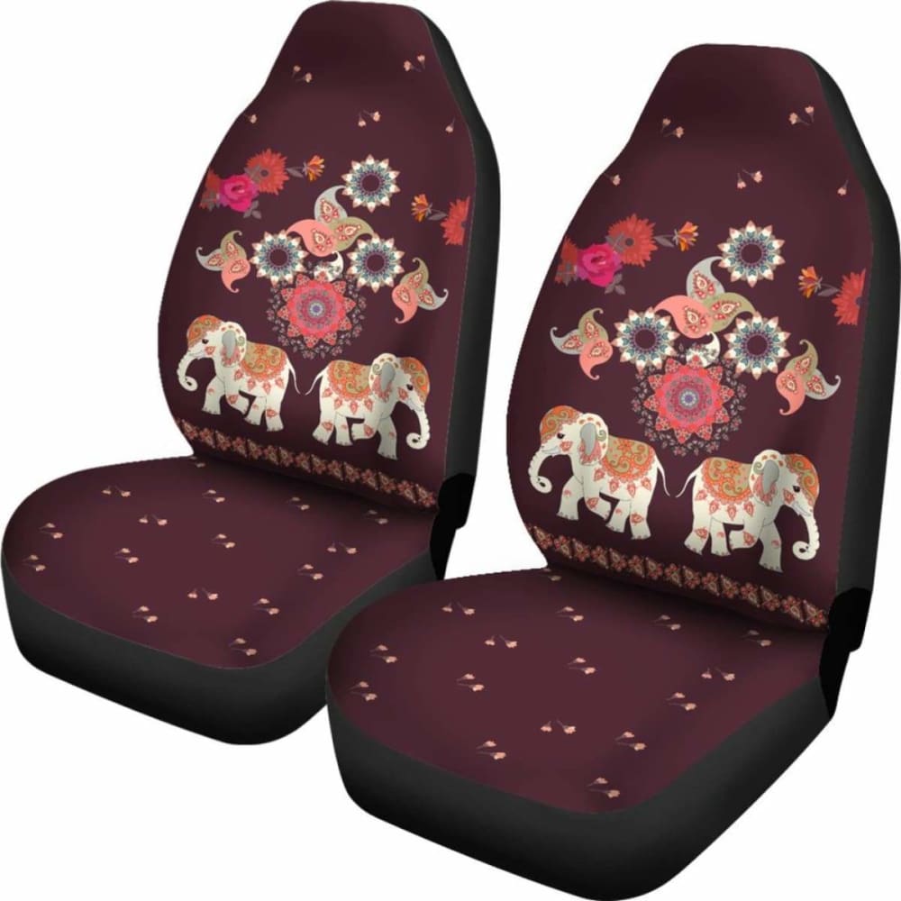 Yoga Elephant Car Seat Cover 202820 - YourCarButBetter