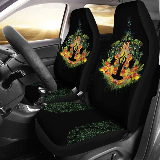 Yoga Glowing Heart Car Seat Cover 1 174914 - YourCarButBetter