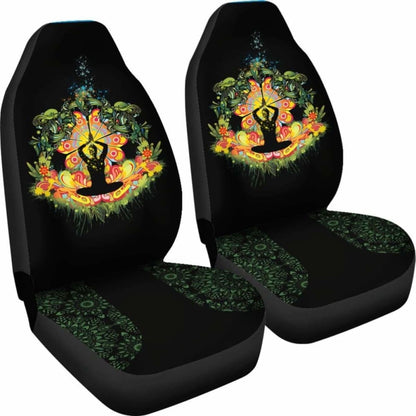 Yoga Glowing Heart Car Seat Cover 1 174914 - YourCarButBetter
