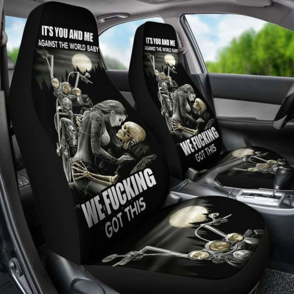You And Me Army Sign Car Seat Covers 153908 - YourCarButBetter