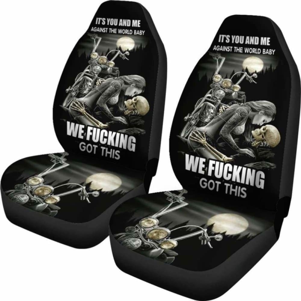 You And Me Army Sign Car Seat Covers 153908 - YourCarButBetter