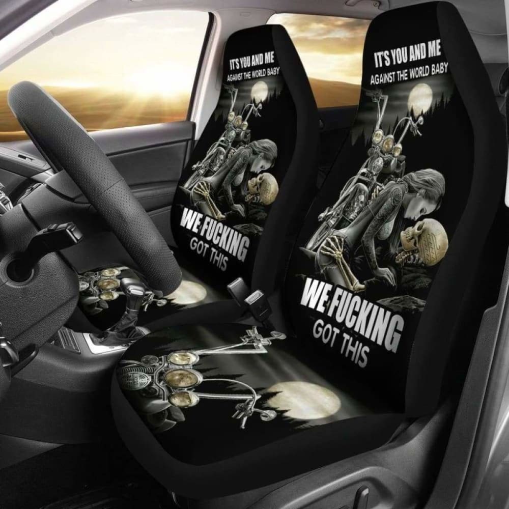You And Me Army Sign Car Seat Covers 153908 - YourCarButBetter
