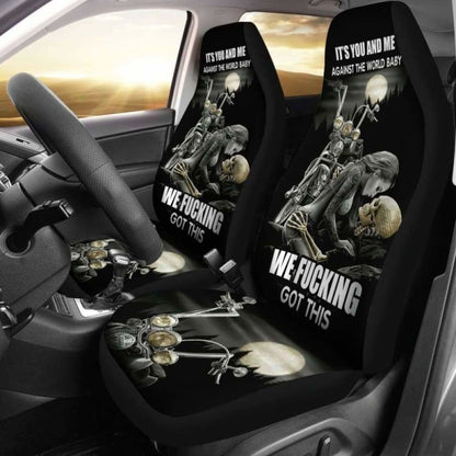 You And Me Army Sign Car Seat Covers 153908 - YourCarButBetter