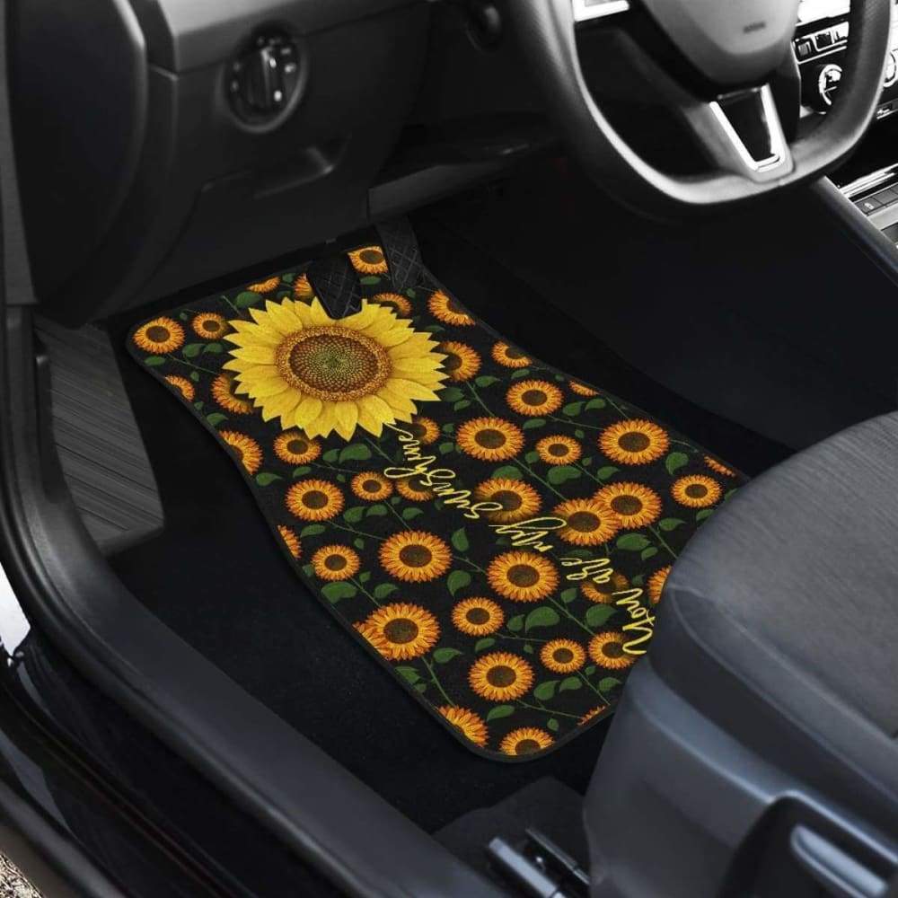 You’re My Sunshine Sunflower Car Floor Mats Amazing Gift 211003