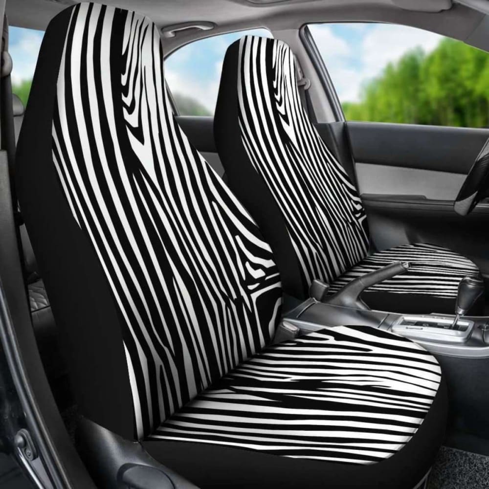 Zebra Skin Print Car Seat Covers Amazing Gift Ideas 194013 - YourCarButBetter