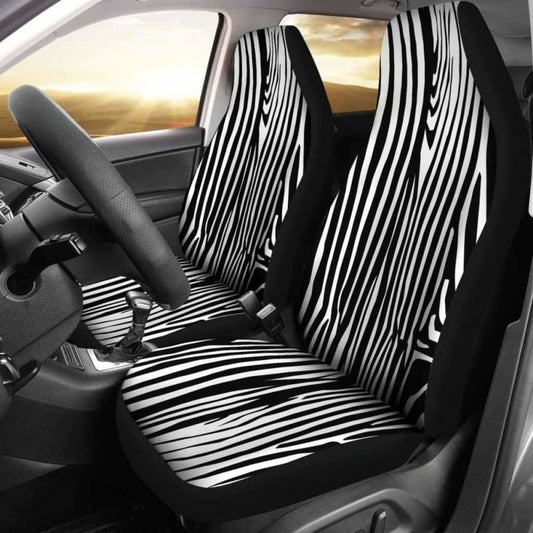 Zebra Skin Print Car Seat Covers Amazing Gift Ideas 194013 - YourCarButBetter