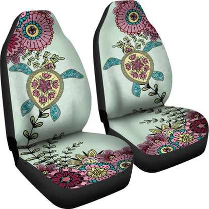 Zen Sea Turtle - Car Seat Covers 101819 - YourCarButBetter