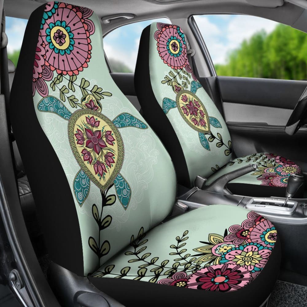 Zen Sea Turtle - Car Seat Covers 101819 - YourCarButBetter