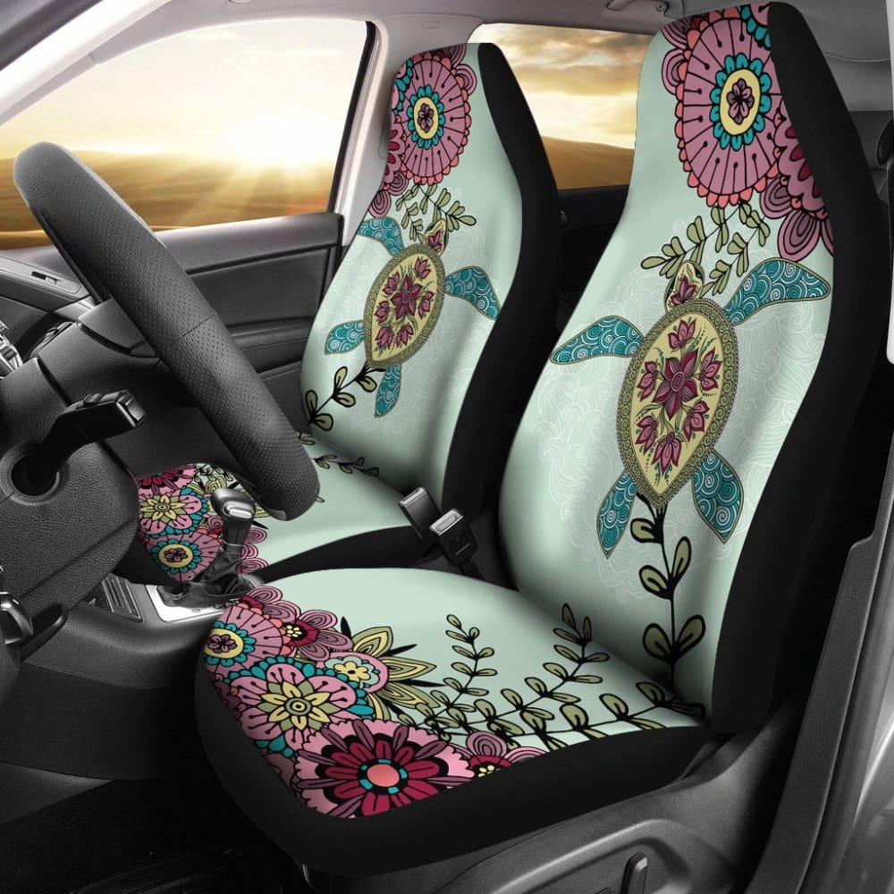 Zen Sea Turtle - Car Seat Covers 101819 - YourCarButBetter