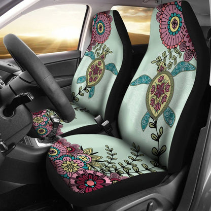 Zen Sea Turtle - Car Seat Covers 101819 - YourCarButBetter
