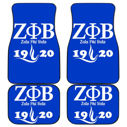 Zeta Phi Beta Custom Car Accessories Car Floor Mats 211601 - YourCarButBetter
