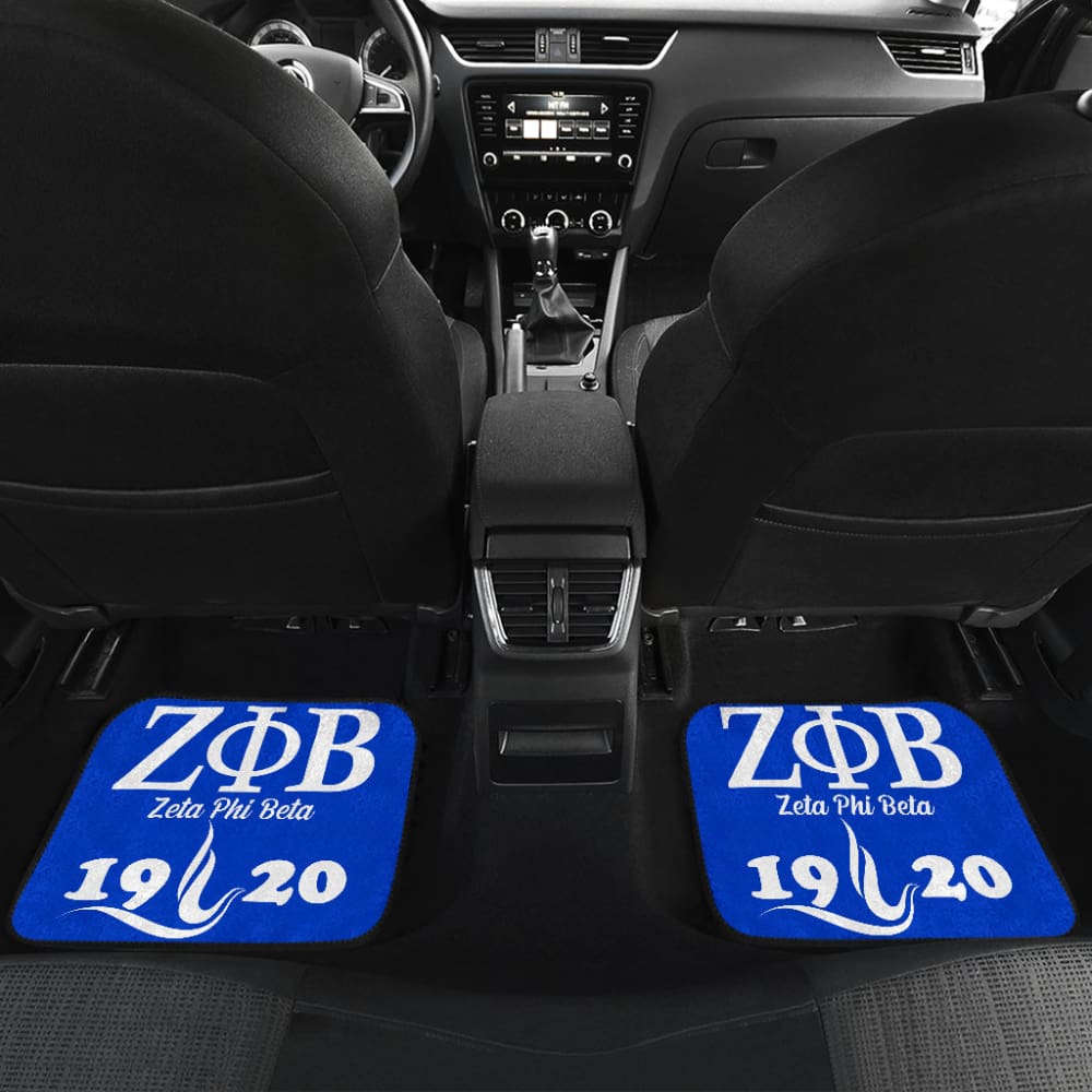 Zeta Phi Beta Custom Car Accessories Car Floor Mats 211601 - YourCarButBetter