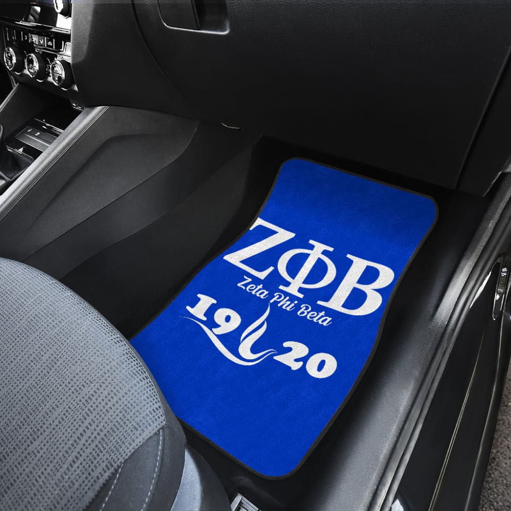 Zeta Phi Beta Custom Car Accessories Car Floor Mats 211601 - YourCarButBetter