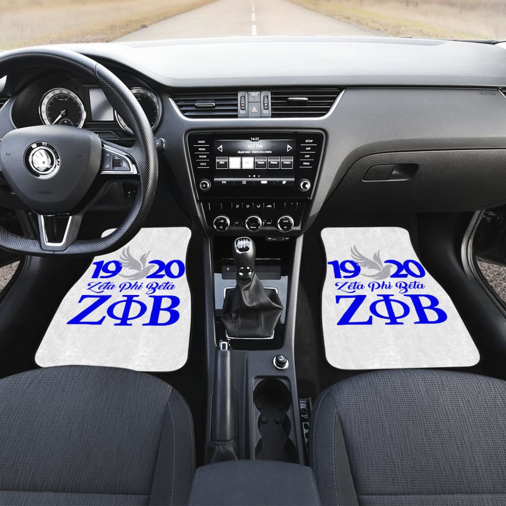 Zeta Phi Beta Custom Car Decoration Car Floor Mats 211601 - YourCarButBetter