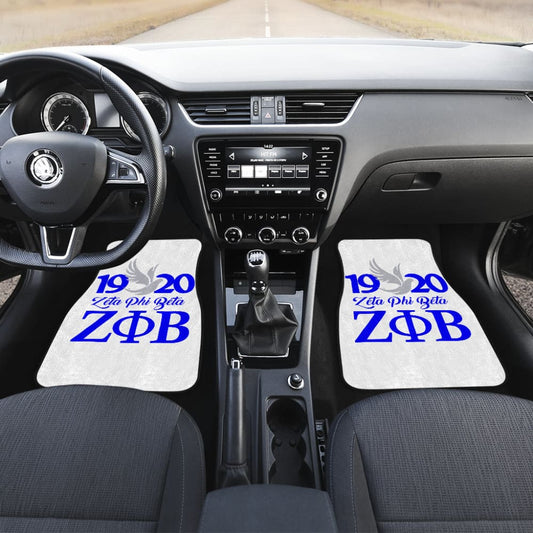 Zeta Phi Beta Custom Car Decoration Car Floor Mats 211601 - YourCarButBetter