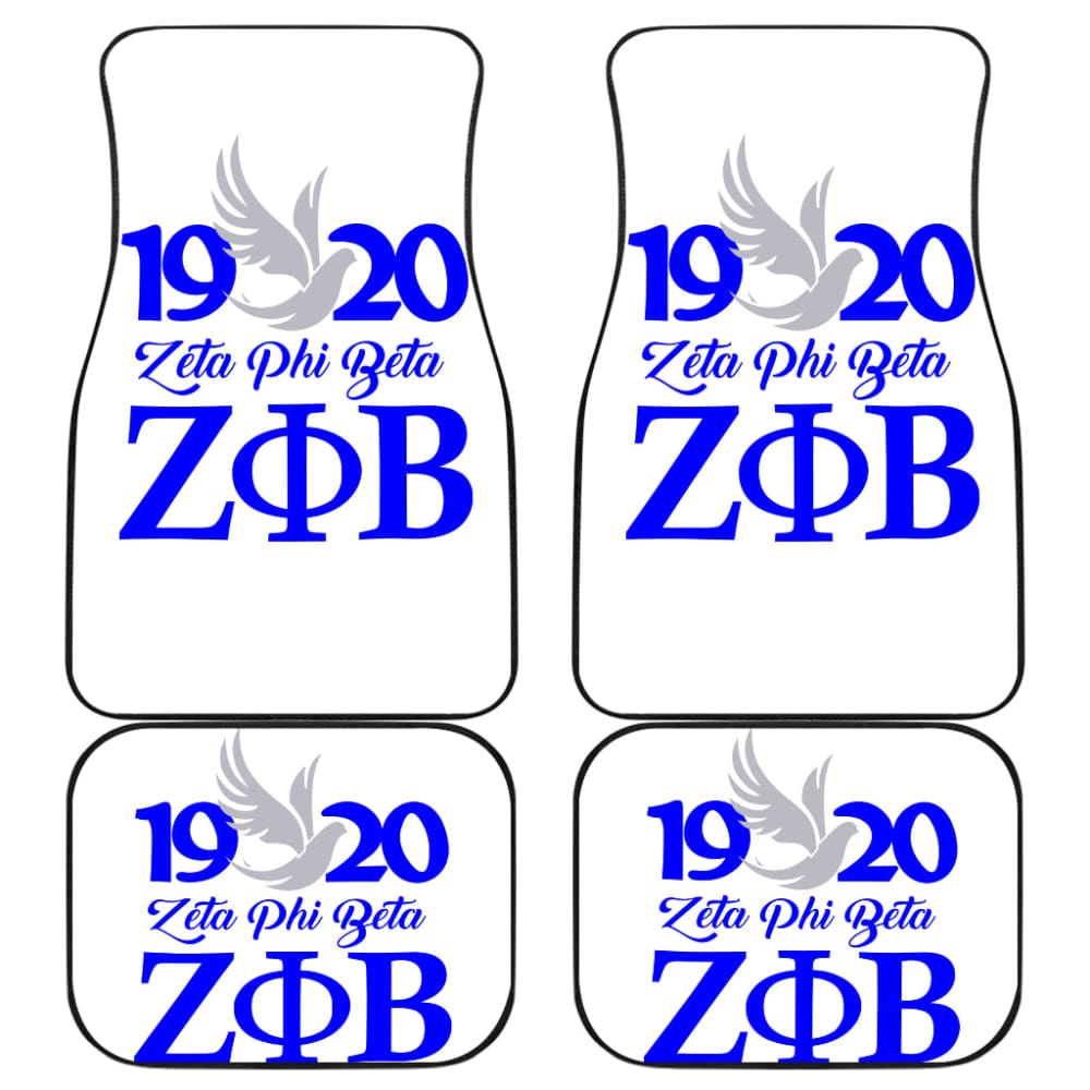 Zeta Phi Beta Custom Car Decoration Car Floor Mats 211601 - YourCarButBetter